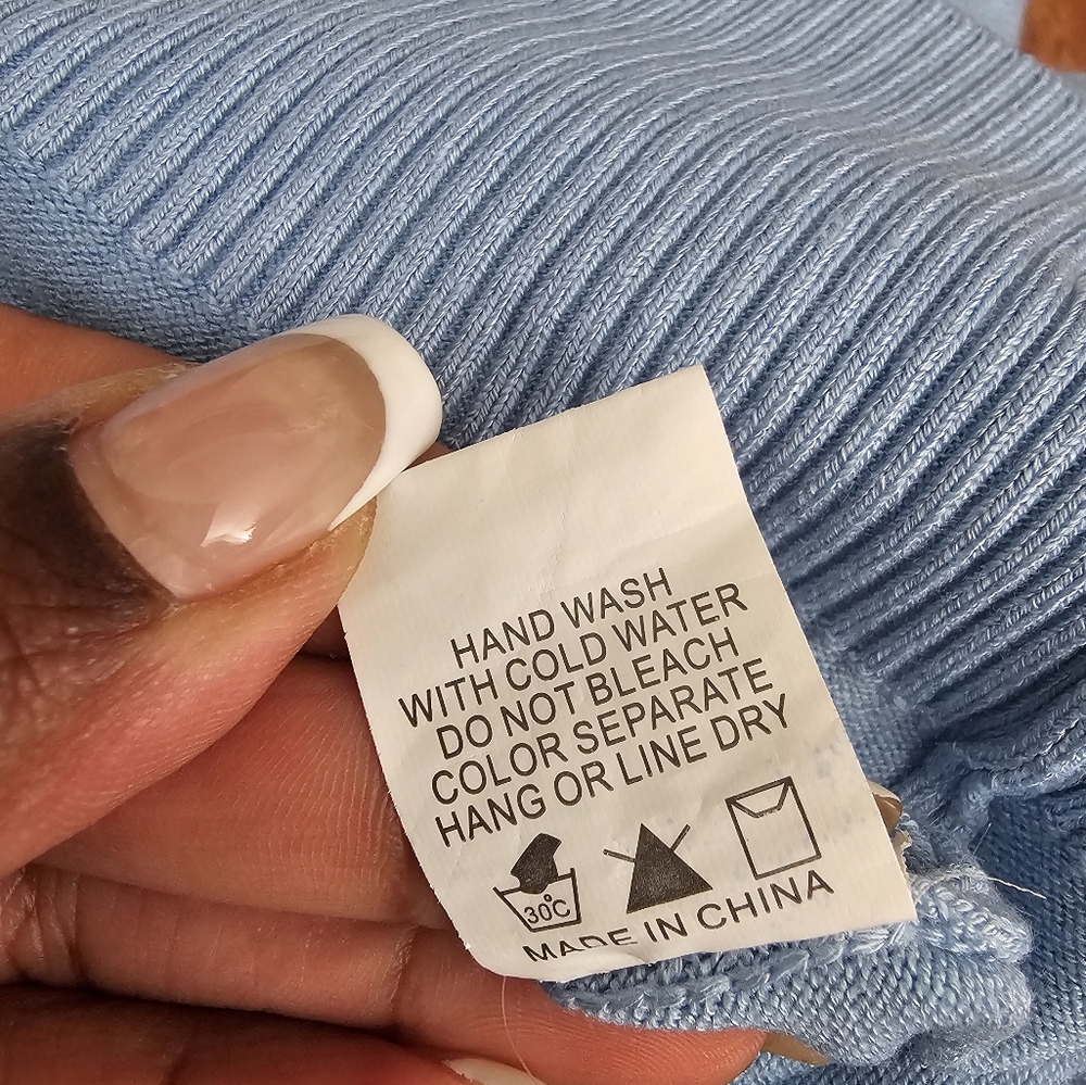 Beautiful Baby Blue Cardigan - Picture 11 of 12
